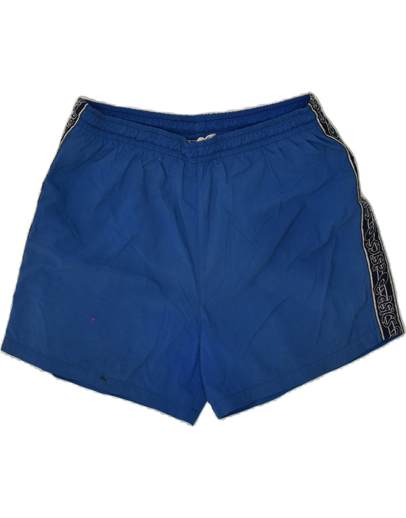 ASICS Mens Graphic Sport Shorts 2XL Blue | Vintage Asics | Thrift | Second-Hand Asics | Used Clothing | Messina Hembry 