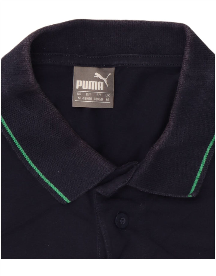 Puma Mens Polo Shirt Medium Navy Blue