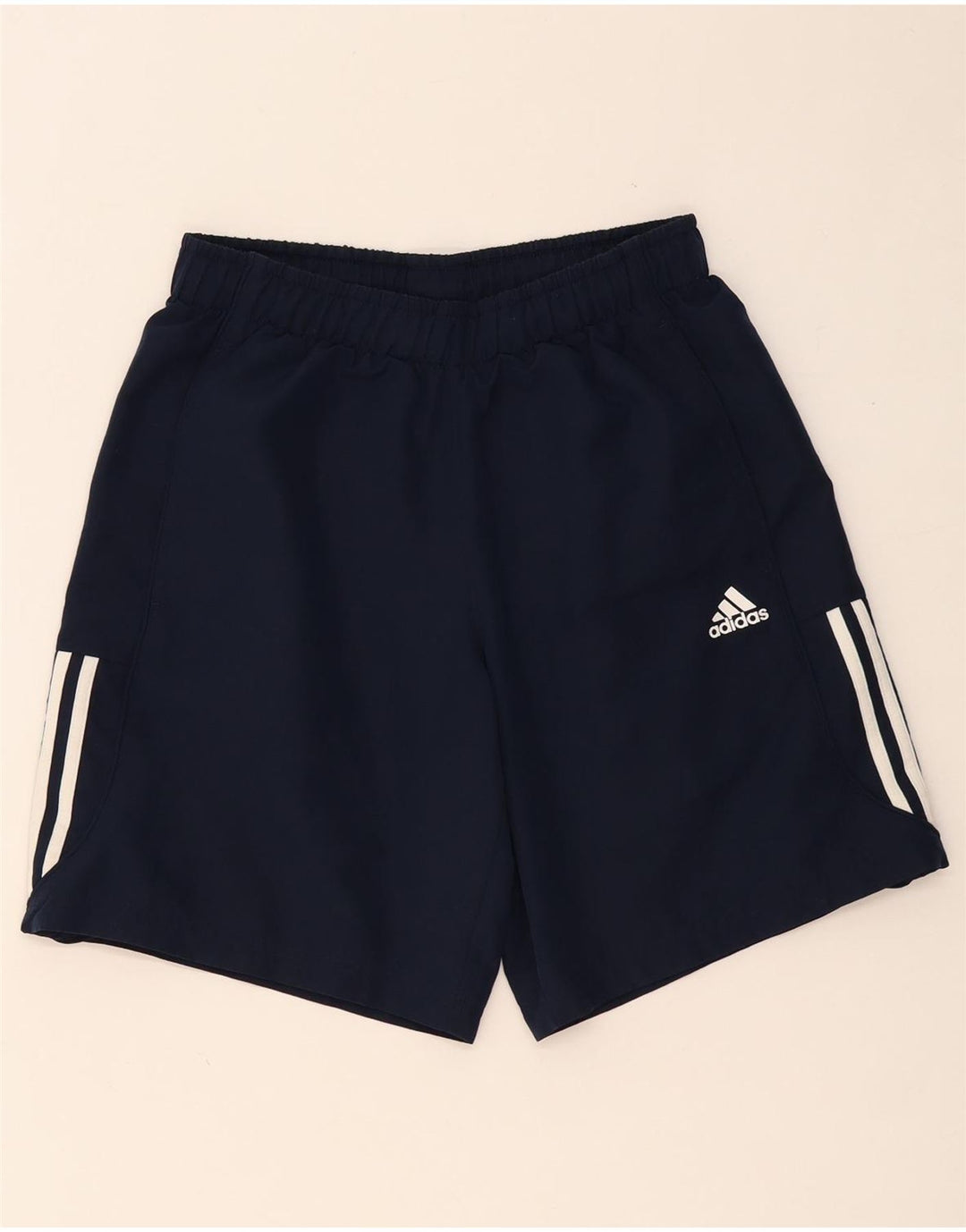 ADIDAS Mens Climalite Sport Shorts Medium  Navy Blue Polyester