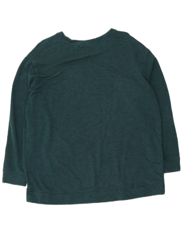 Orvis Mens Sweatshirt Jumper Large Green Modal