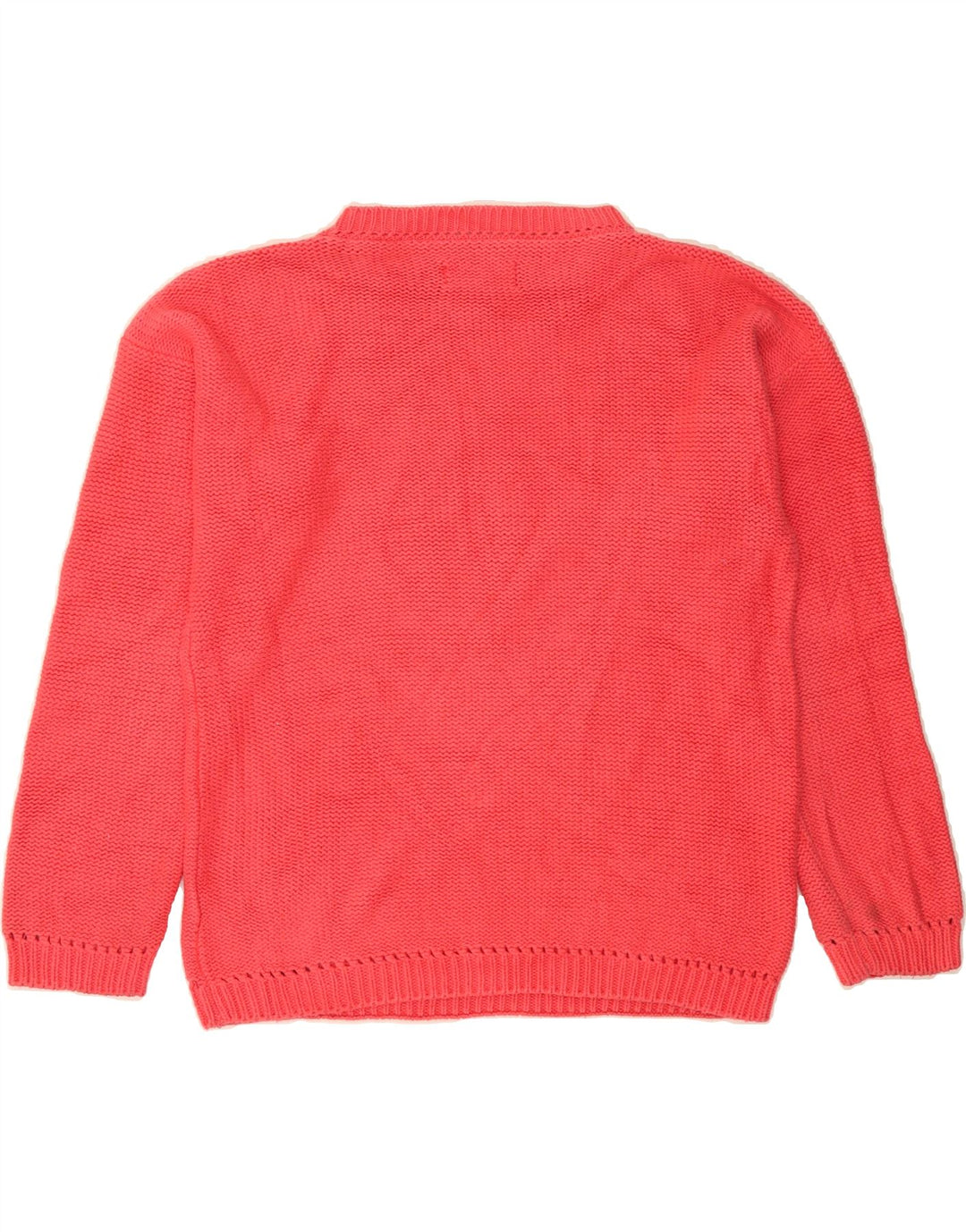 EDDIE BAUER Womens Oversized Boat Neck Jumper Sweater UK 10 Small Pink Vintage Eddie Bauer and Second-Hand Eddie Bauer from Messina Hembry 