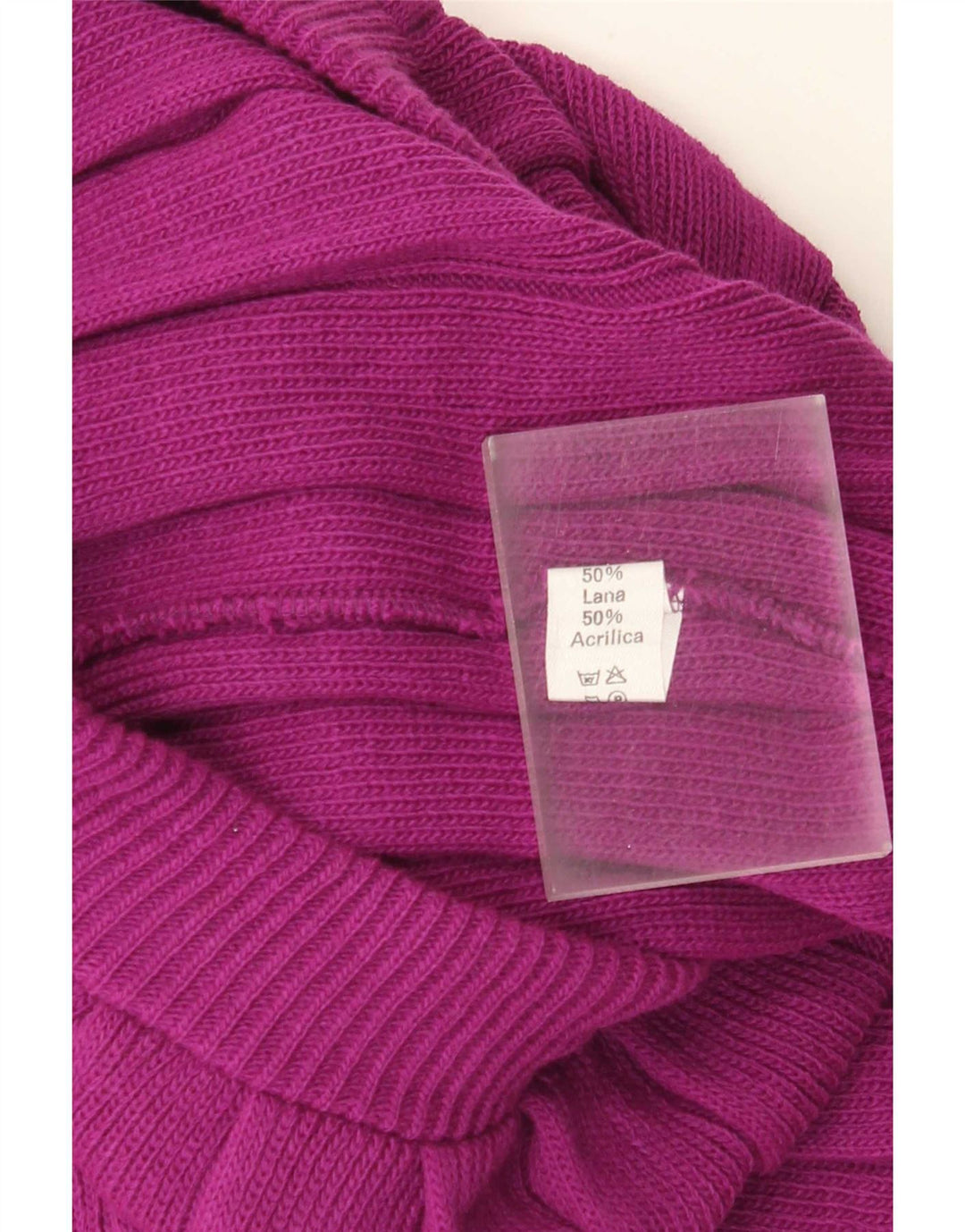 Vintage Womens Knit Midi Skirt W28 Small Purple Wool