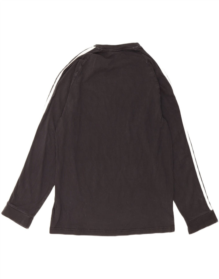 Adidas Mens Top Long Sleeve Large Black Cotton