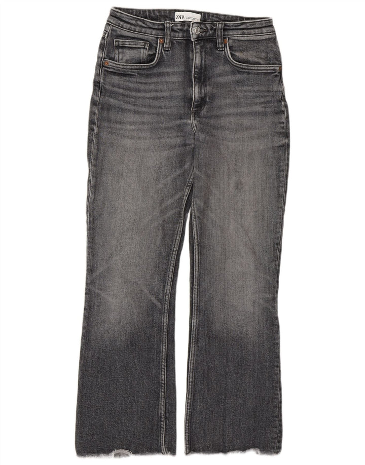 Zara Womens Bootcut Jeans EU 34 2XS W24 L26 Grey