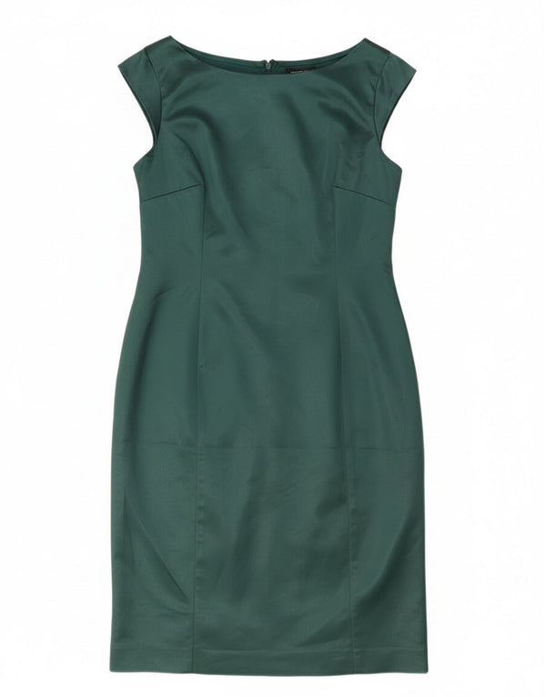 Coast Womens Sheath Dress UK 16 Large Green Acetate