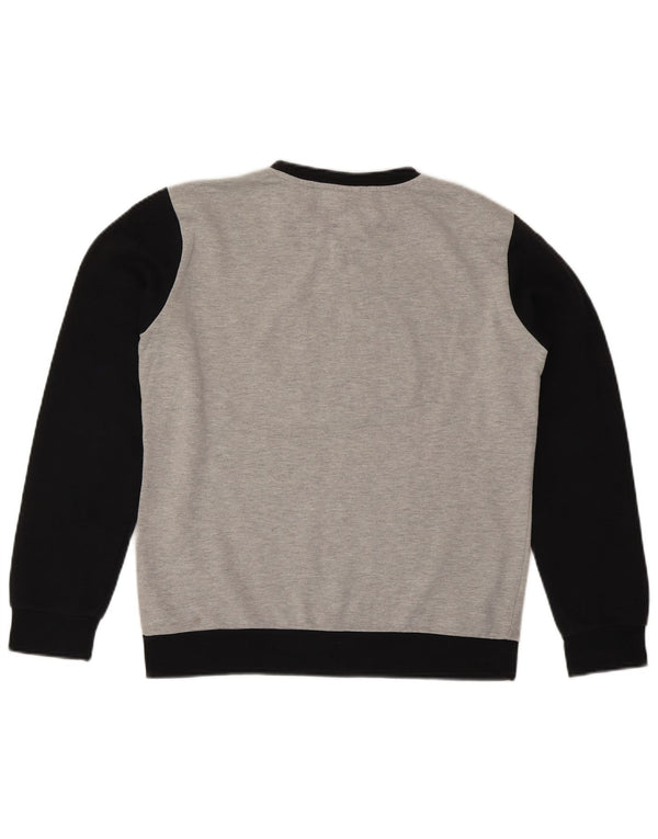 Rip Curl Boys Graphic Sweatshirt Jumper 15-16 Years Grey Colourblock Cotton