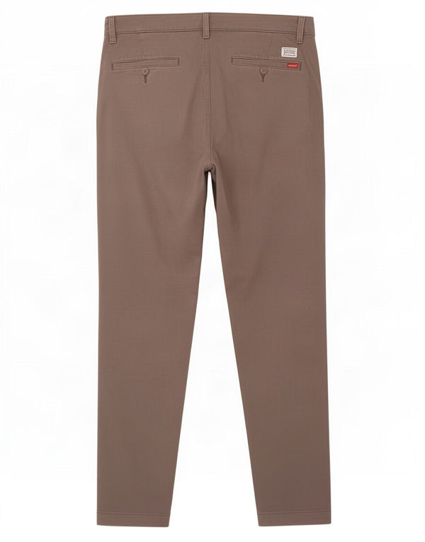 Levi's Mens Standard Tapered Chino Trousers W36 L32 Grey Cotton