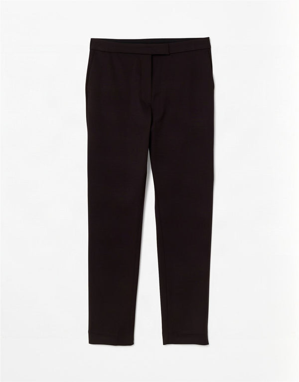 Marks & Spencer Womens Straight Suit Trousers UK 14 Large W32 L26 Navy Blue