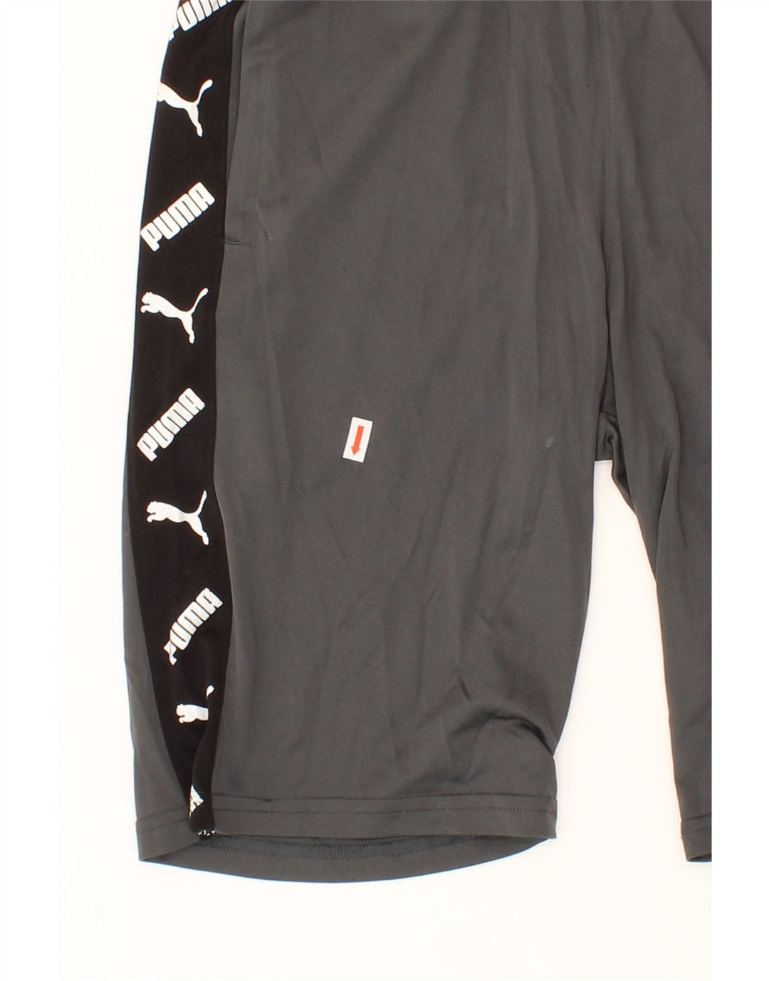 PUMA Mens Graphic Sport Shorts Small  Grey Colourblock Polyester Vintage Puma and Second-Hand Puma from Messina Hembry 