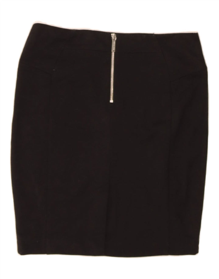 MICHAEL KORS Womens Pencil Skirt US 10 Large W32  Black Polyester Vintage Michael Kors and Second-Hand Michael Kors from Messina Hembry 