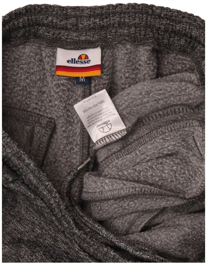 Ellesse Mens Graphic Sport Shorts Medium  Grey Flecked Polyester