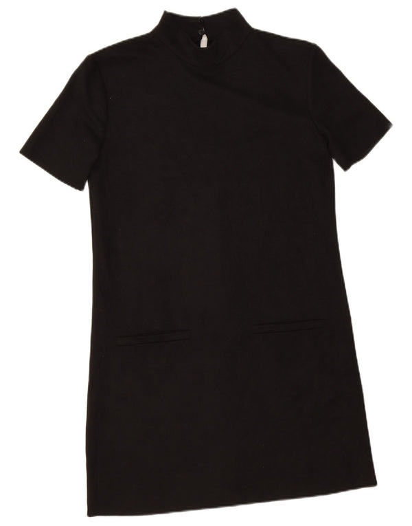 Zara Womens Shift Dress UK 6 XS Black