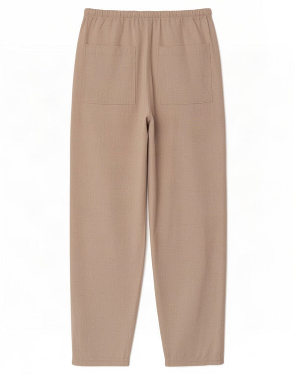 Marks & Spencer Womens High Waist Chino Trousers UK 10 Small W27 L27 Beige