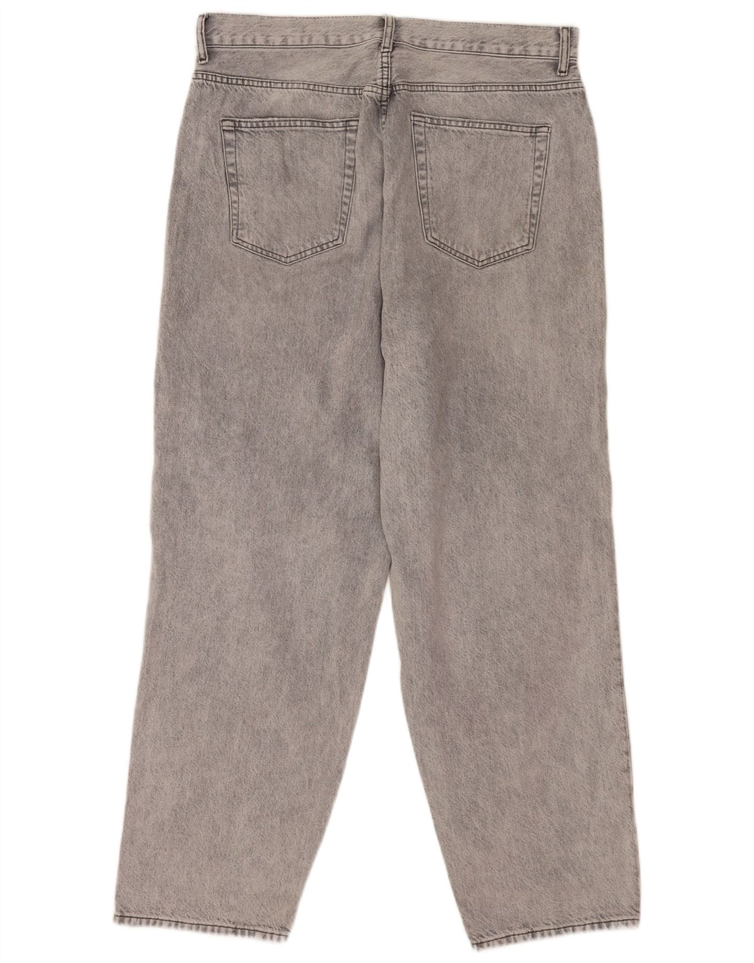 Zara Mens Straight Jeans EU 44 Large W34 L30 Grey Cotton