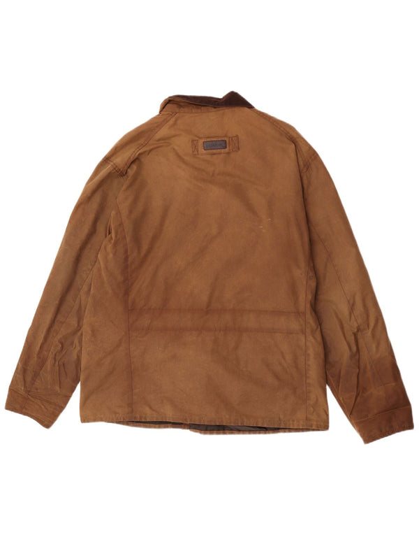 Barbour Mens Waxed Cotton Jacket UK 38 Medium Brown