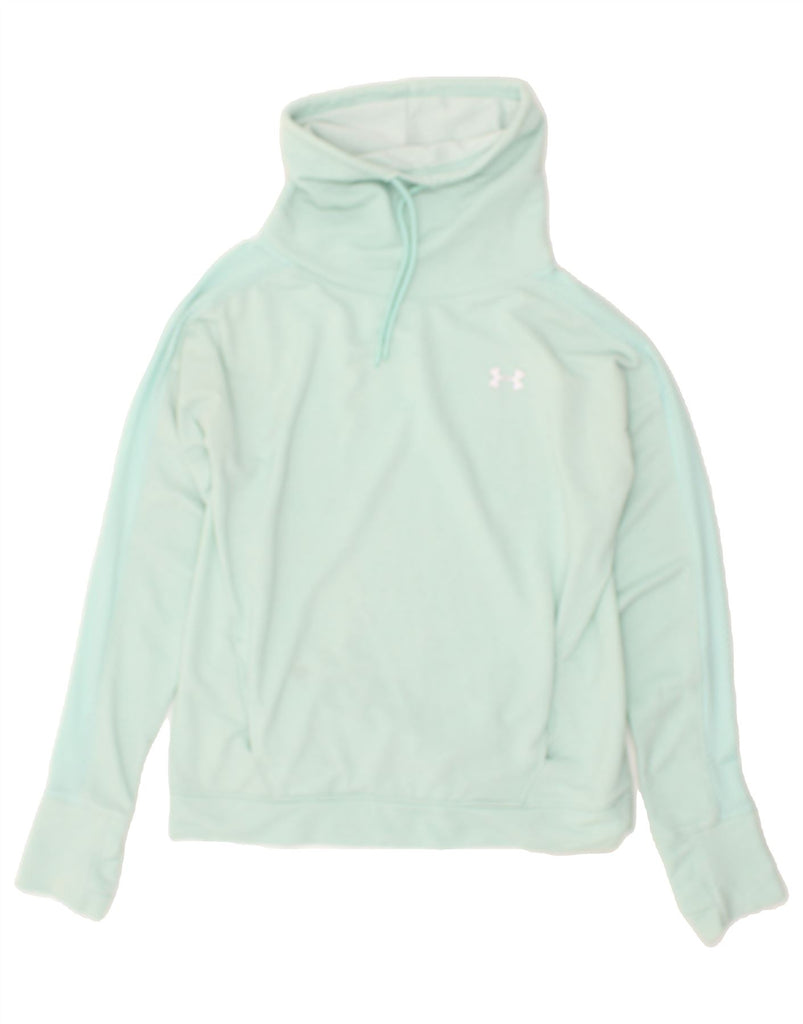 UNDER ARMOUR Womens Sweatshirt Jumper UK 10 Small Blue | Vintage Under Armour | Thrift | Second-Hand Under Armour | Used Clothing | Messina Hembry 