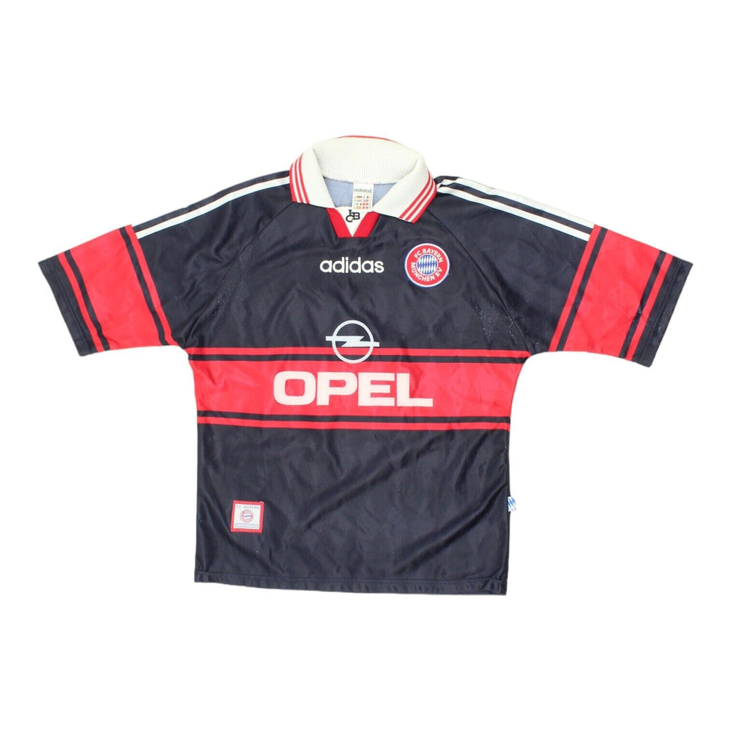 Bayern Munich 1998-99 Adidas Boys Home Shirt | Vintage 90s Kids Sportswear VTG | Vintage Messina Hembry | Thrift | Second-Hand Messina Hembry | Used Clothing | Messina Hembry 