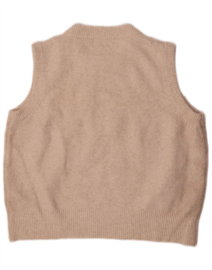 Joules Womens Vest Tank Top UK 16 Large Beige Polyester