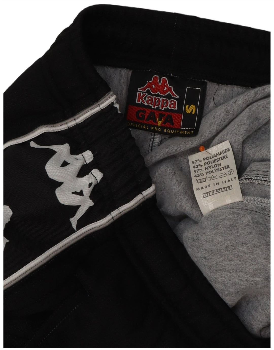 KAPPA Mens Gara Tracksuit Trousers Joggers Small  Black Colourblock