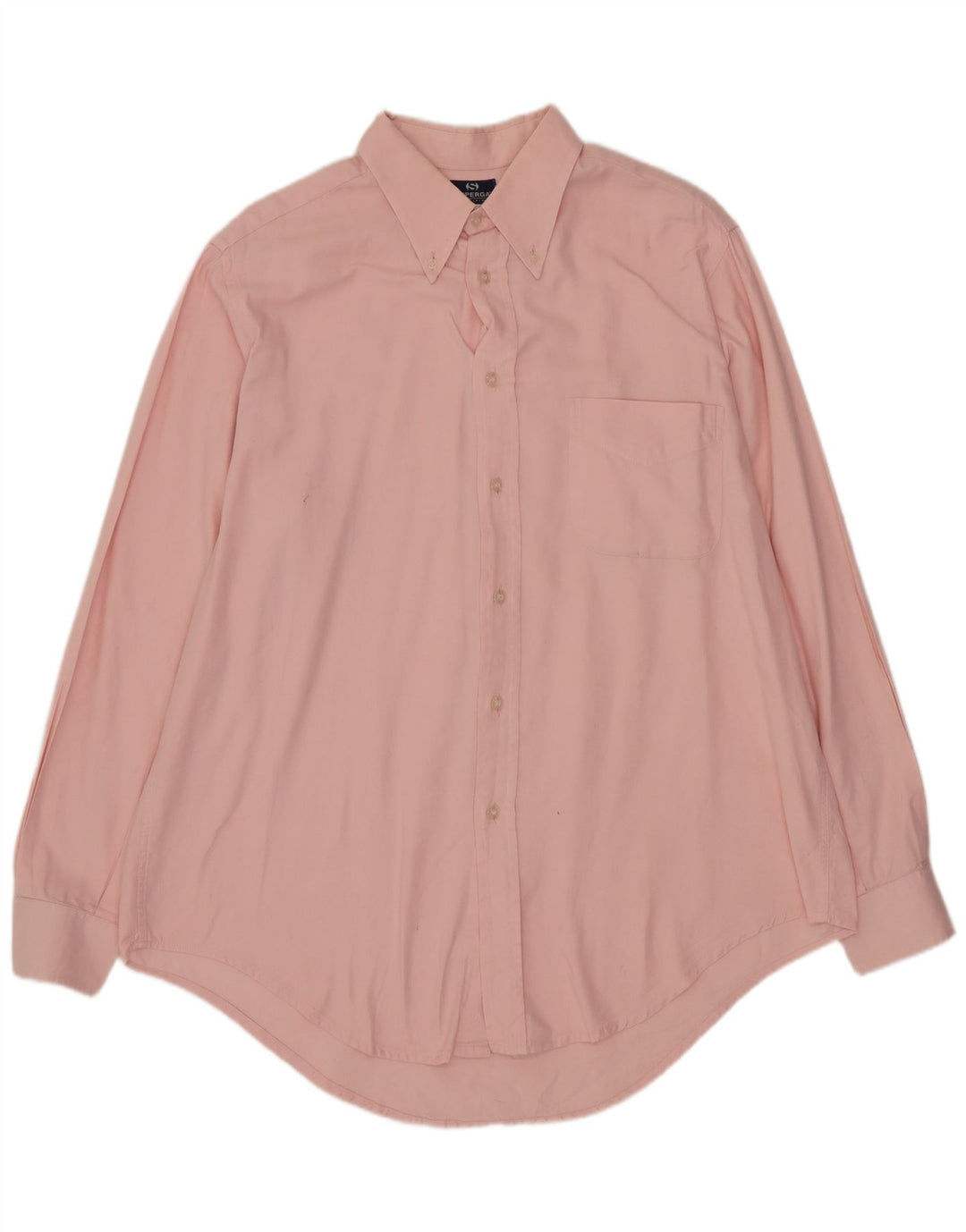 SUPERGA Mens Shirt Size 41/42 Large Pink Cotton