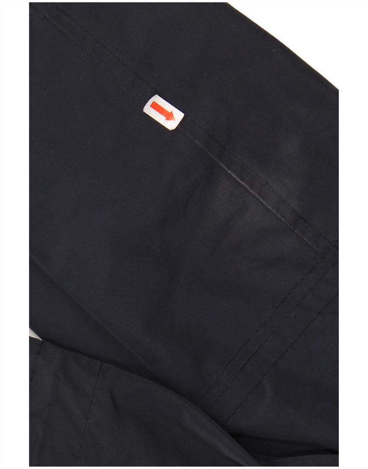 IVY OXFORD Mens Military Jacket IT 52 XL Navy Blue Polyester