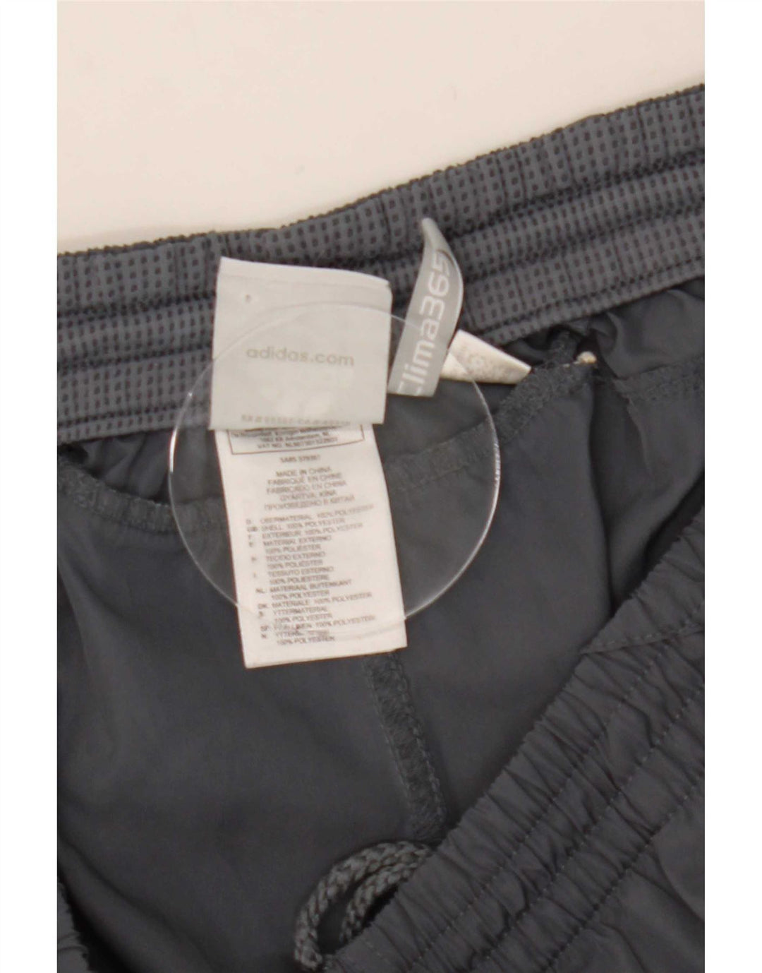 Adidas Mens Clima 365 Sport Shorts Large Grey Polyester