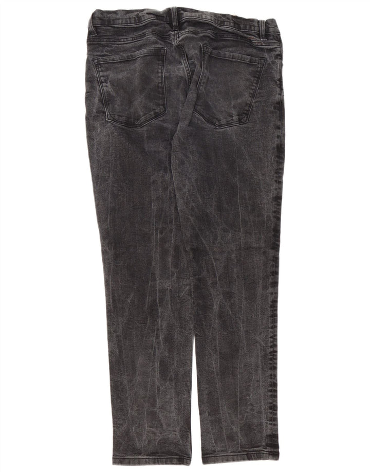 Penguin Mens Slim Jeans W36 L32 Grey Cotton