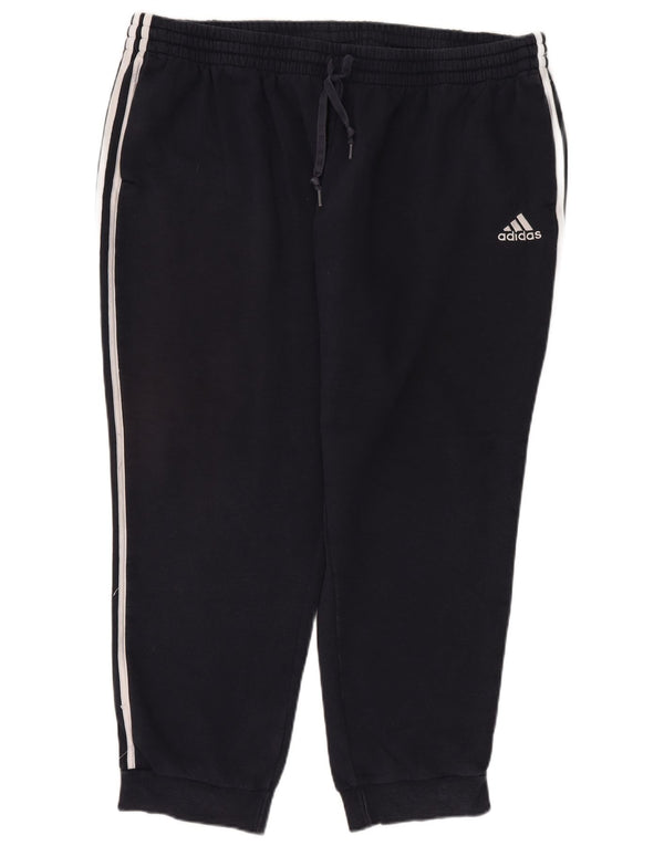 Adidas Mens Tracksuit Trousers Joggers 3XL Navy Blue Cotton