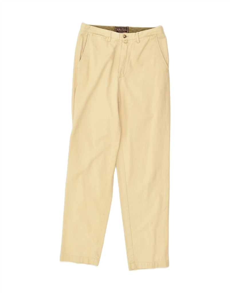 MARLBORO CLASSICS Mens Tapered Chino Trousers EU 48 Medium W30 L33  Yellow | Vintage Marlboro Classics | Thrift | Second-Hand Marlboro Classics | Used Clothing | Messina Hembry 