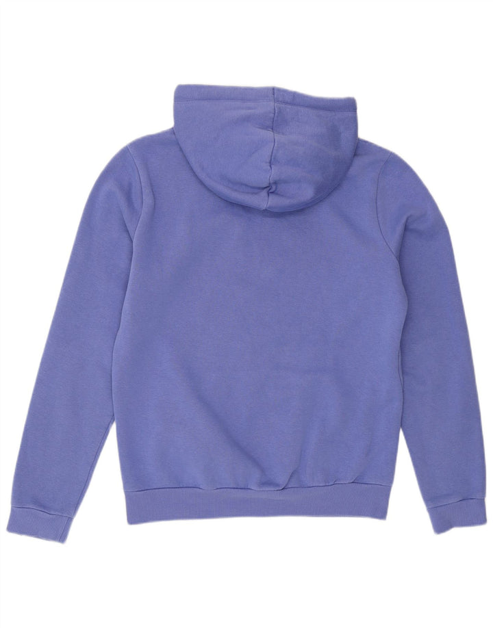 PUMA Womens Graphic Hoodie Jumper UK 12 Medium Purple
