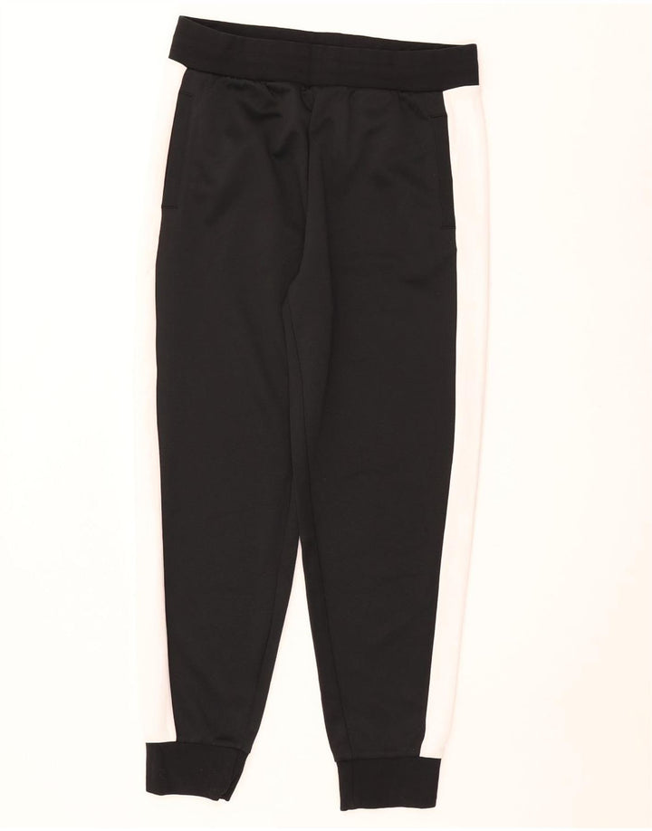 Arena Mens Tracksuit Trousers Joggers Large Black Colourblock Polyester
