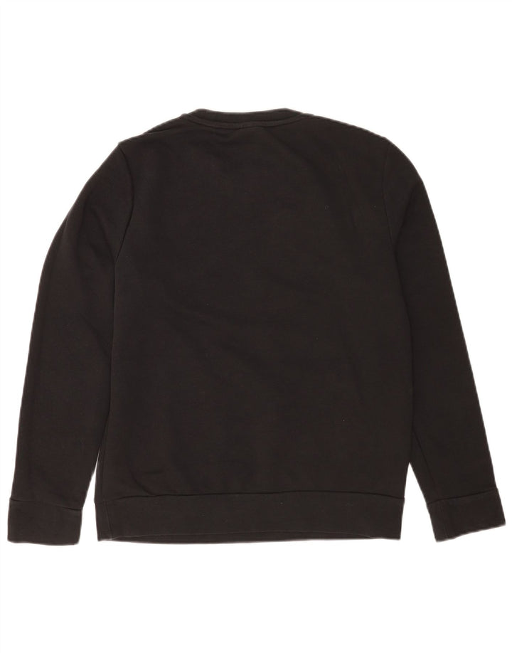 Adidas Womens Graphic Regular Fit Sweatshirt Jumper UK 12/14 Medium Black