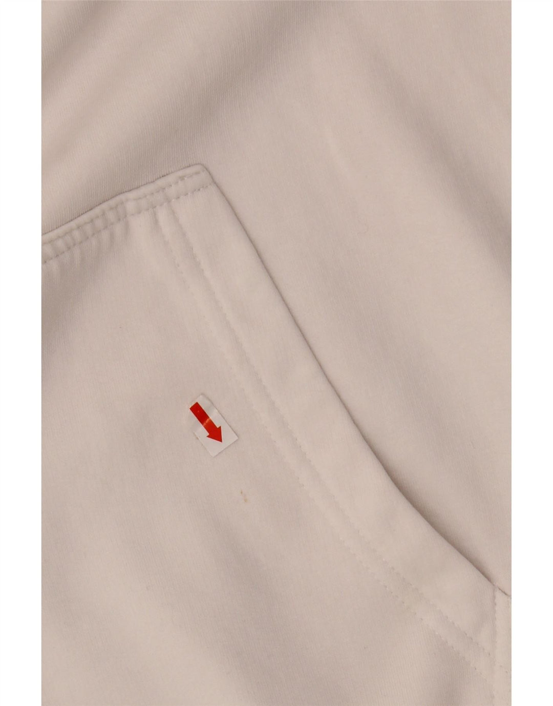 KARL KANI Mens Loose Fit Graphic Hoodie Jumper Small White Cotton