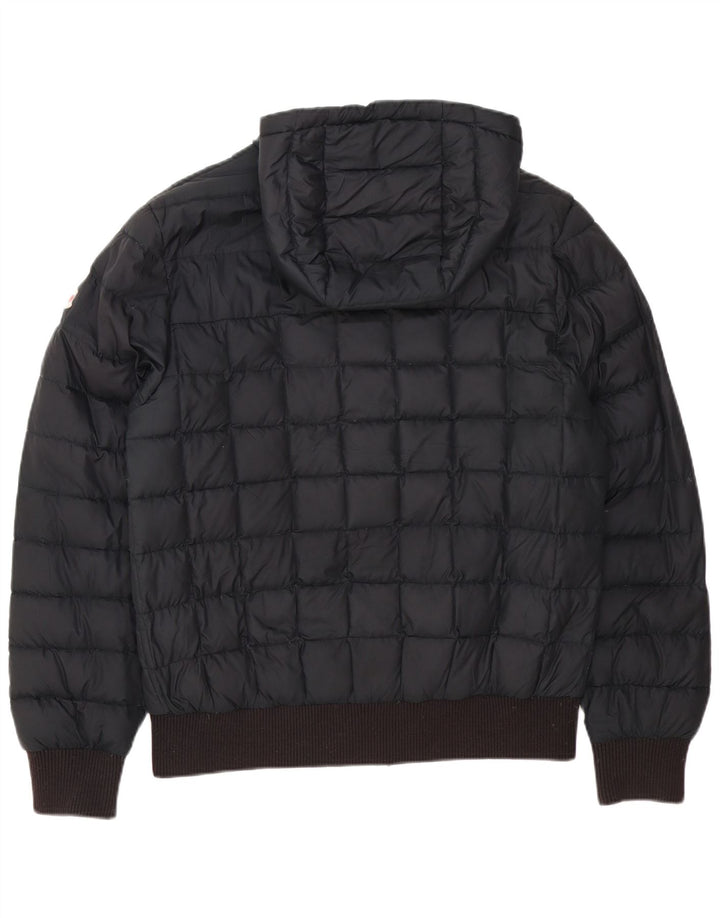Dolomite Mens Hooded Padded Jacket UK 40 Large Black Polyester