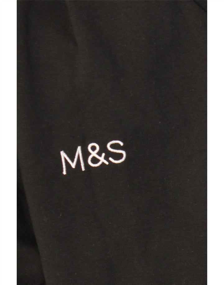 Marks & Spencer Mens Sweatshirt Jumper Medium Black Polyester