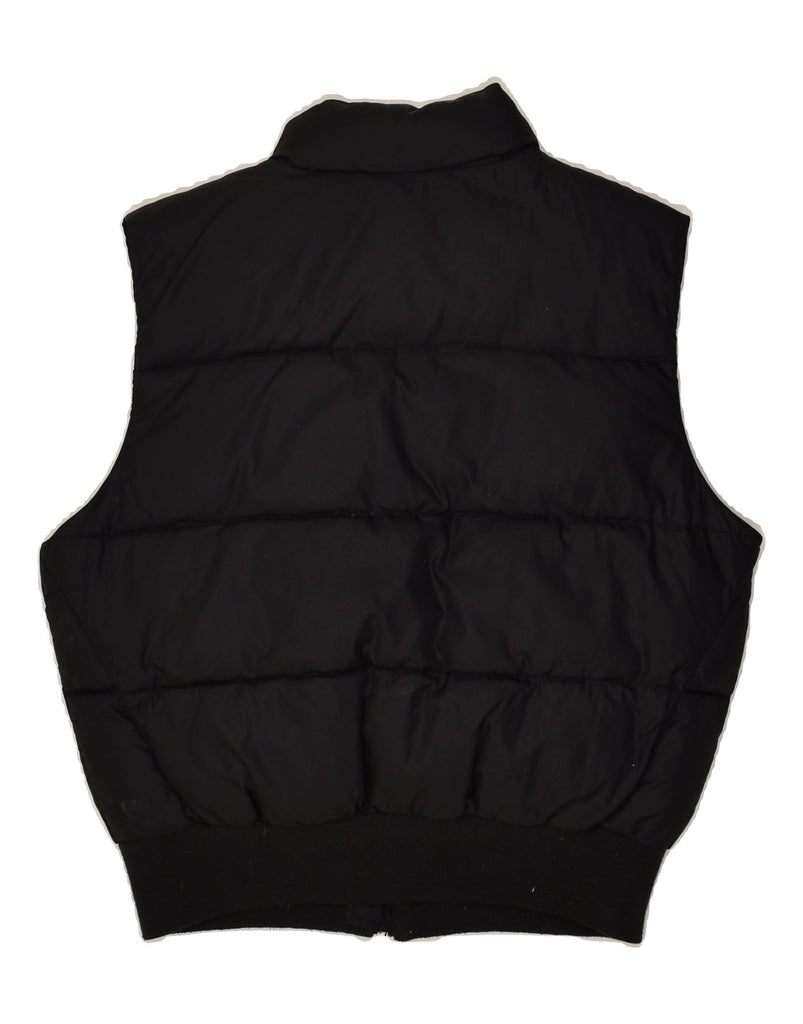 KAPPA Womens Padded Gilet UK 16 Large Black Nylon | Vintage Kappa | Thrift | Second-Hand Kappa | Used Clothing | Messina Hembry 