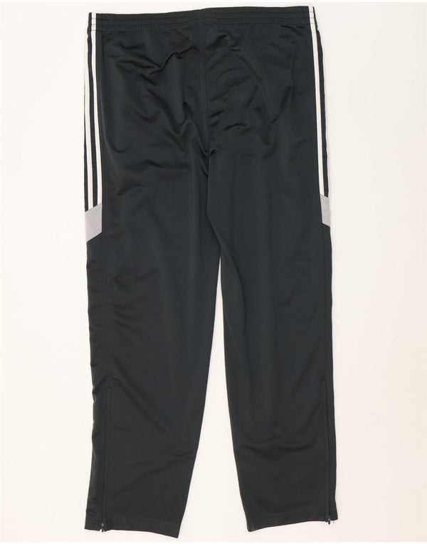 Adidas Mens Tracksuit Trousers UK 44/46 Large  Grey Colourblock Polyester