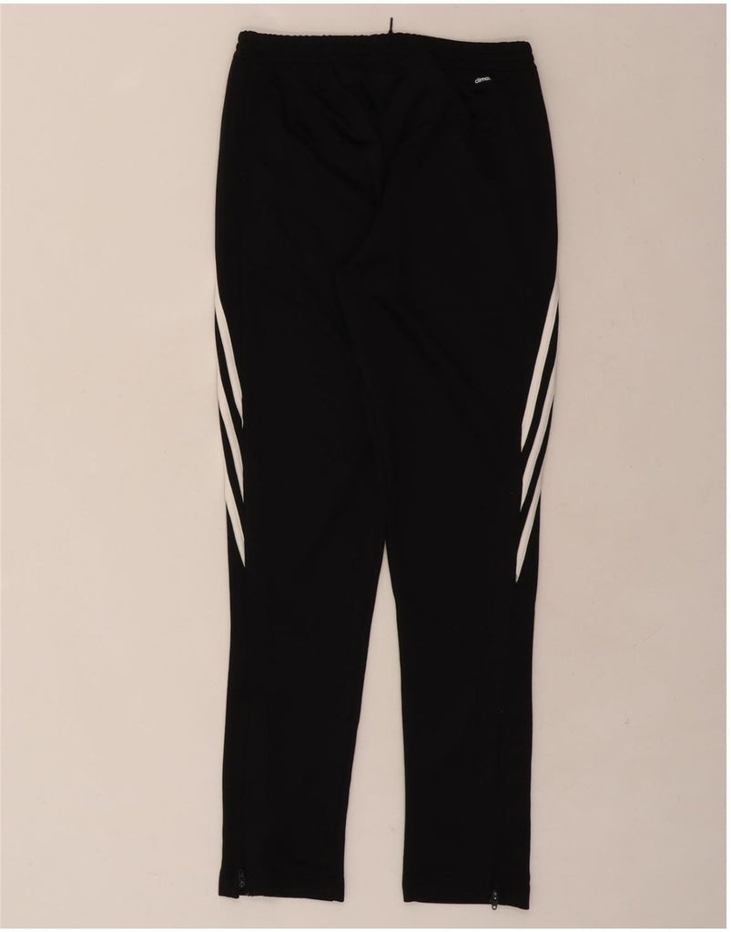 ADIDAS Boys Climalite Tracksuit Trousers 13-14 Years XL Black Polyester Vintage Adidas and Second-Hand Adidas from Messina Hembry 