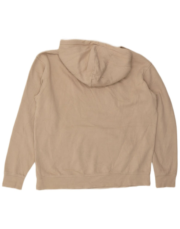 Jack & Jones Mens Hoodie Jumper XL Beige Cotton