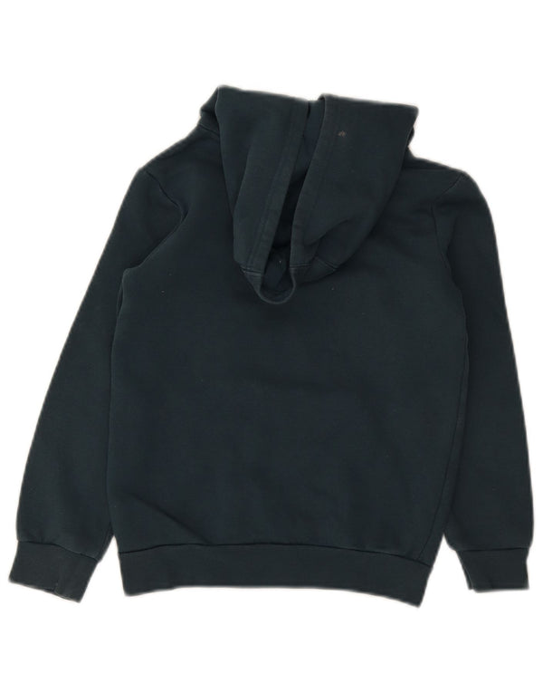 Adidas Boys Regular Fit Hoodie Jumper 7-8 Years Green Cotton