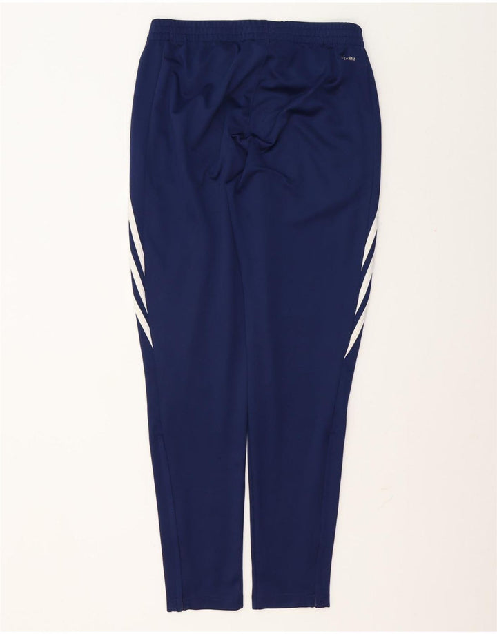 Adidas Mens Climalite Tracksuit Trousers Medium  Navy Blue Polyester