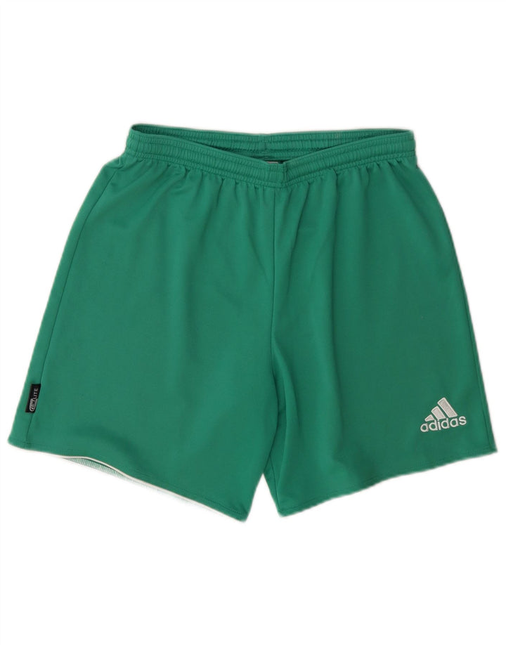 Adidas Mens Climalite Sport Shorts XS Green Polyester