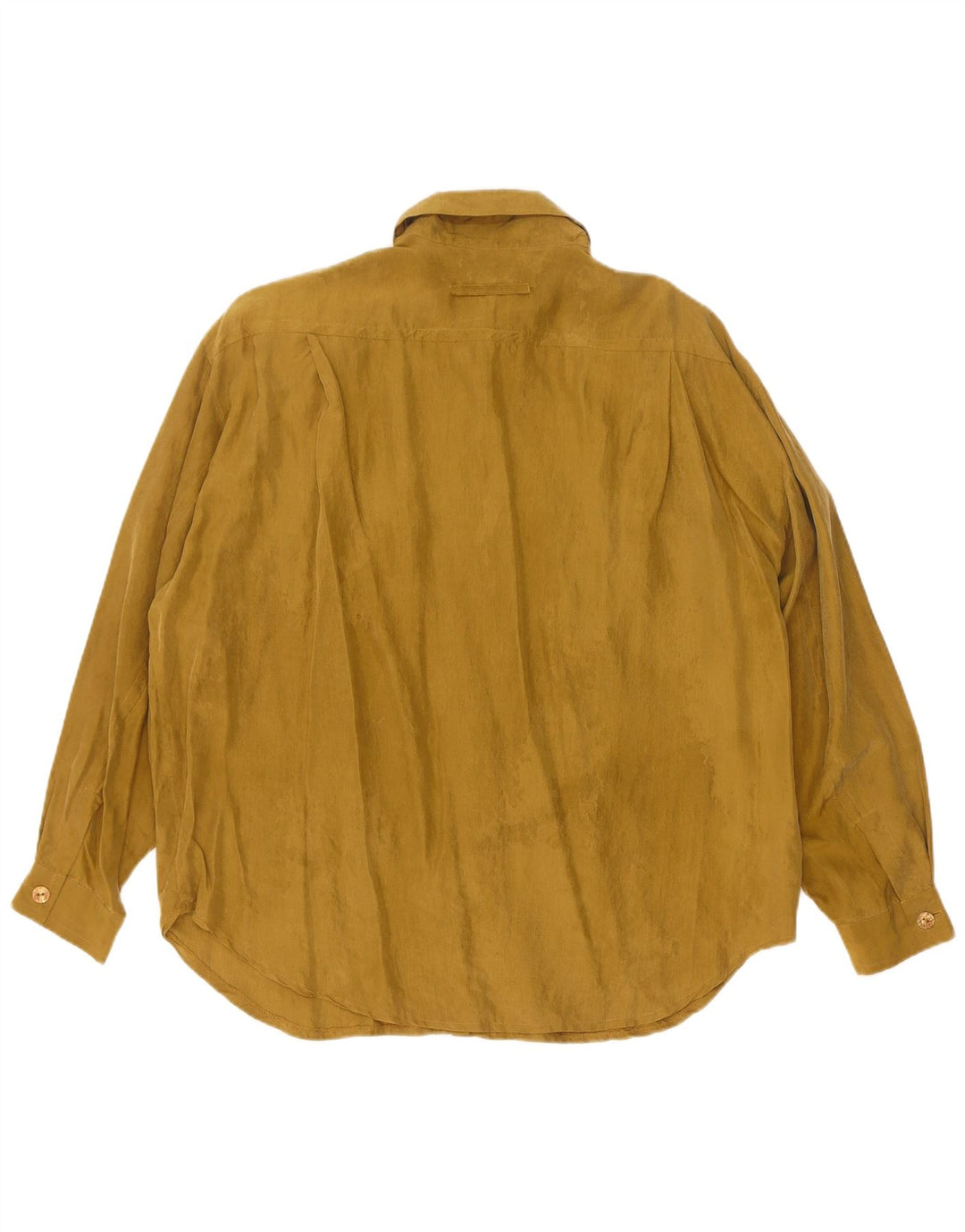 Public Womens Oversized Shirt Blouse EU 42 Large Khaki Silk
