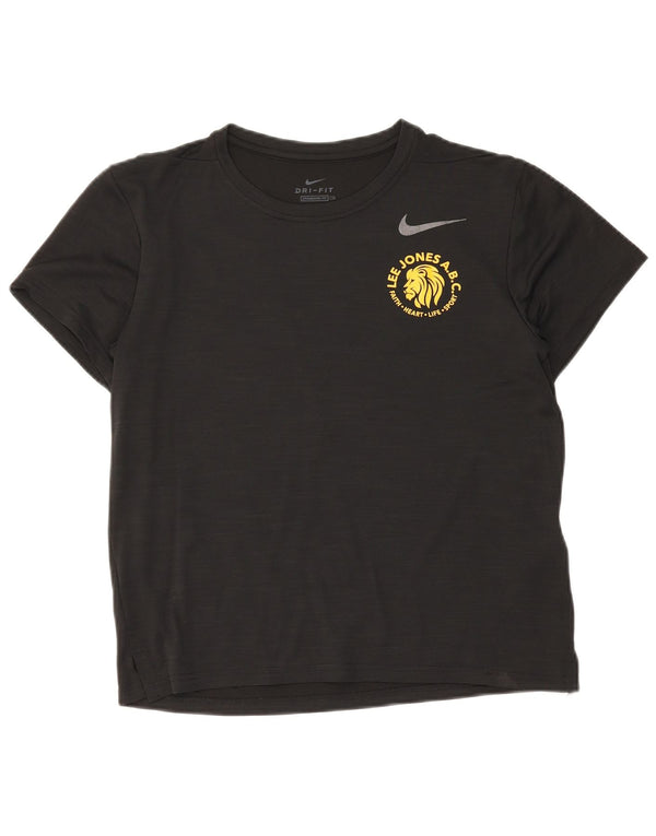 Nike Mens Lee Jones A.B.C. Graphic T-Shirt Top Small Black Flecked