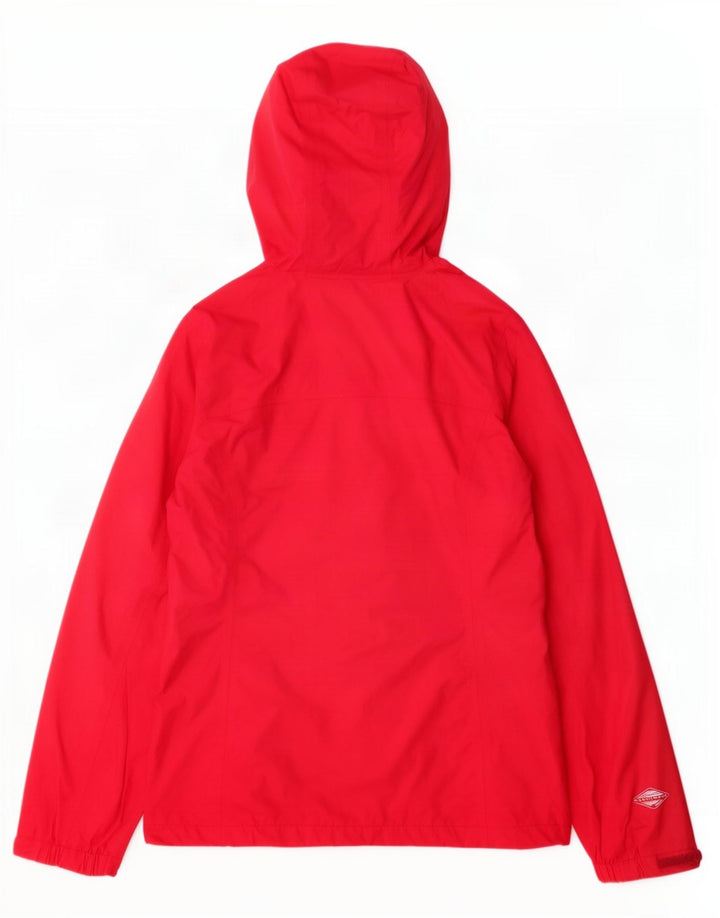 Columbia Womens Hooded Rain Jacket UK 10 Small Pink Nylon