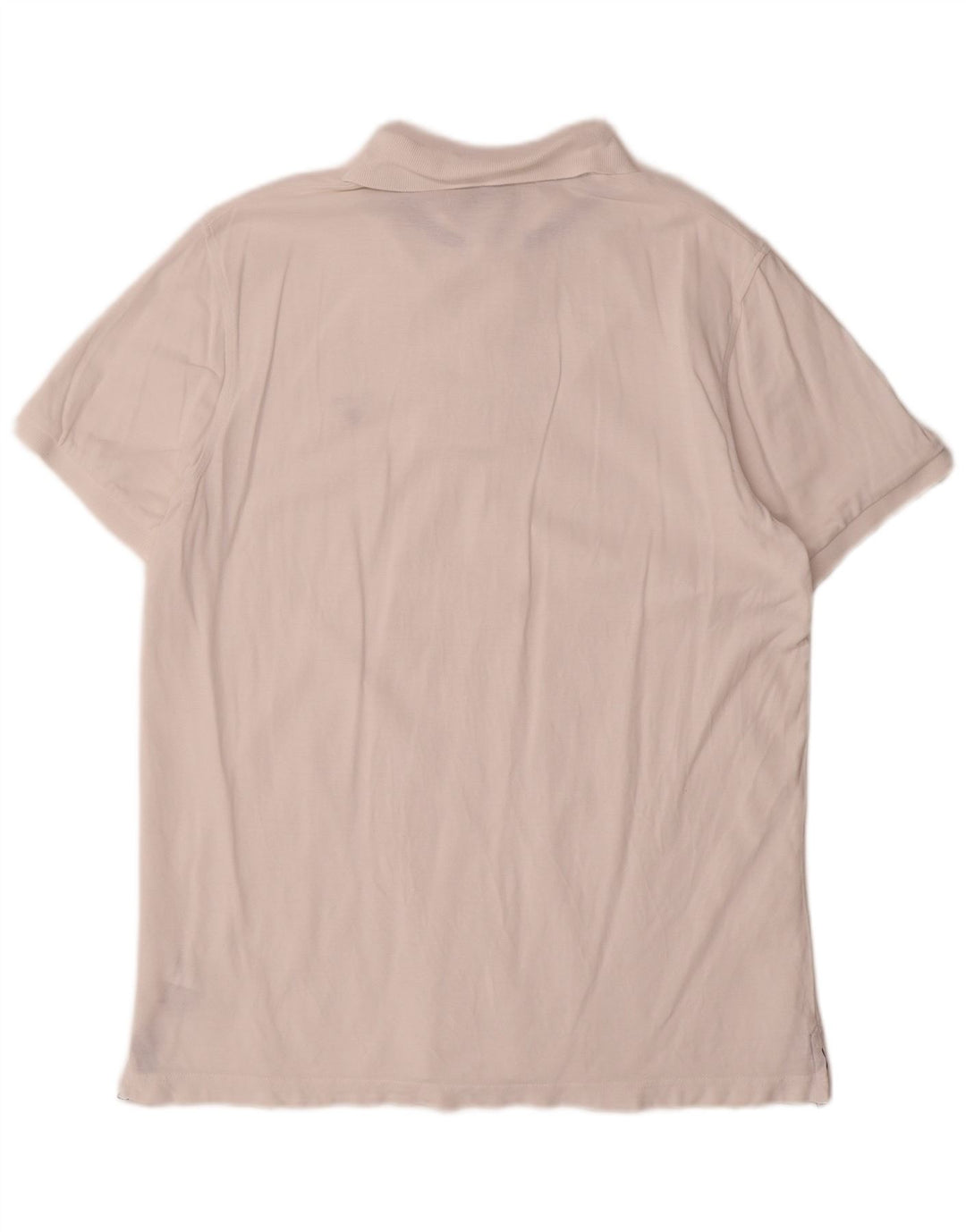 Gant Mens Polo Shirt Large White Cotton