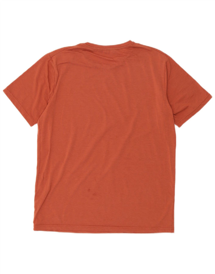 Rohan Mens T-Shirt Top Small Brown Polyester