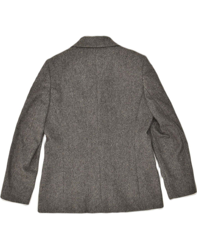 GIANFRANCO FERRE Womens 3 Button Blazer Jacket UK 14 Large Grey | Vintage Gianfranco Ferre | Thrift | Second-Hand Gianfranco Ferre | Used Clothing | Messina Hembry 