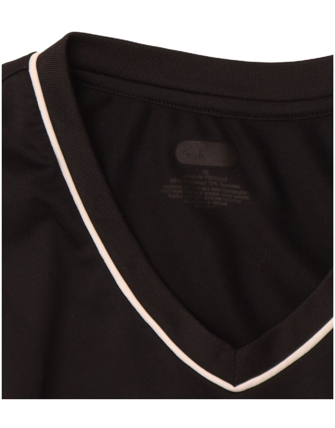 FILA Womens T-Shirt Top UK 6 XS Black