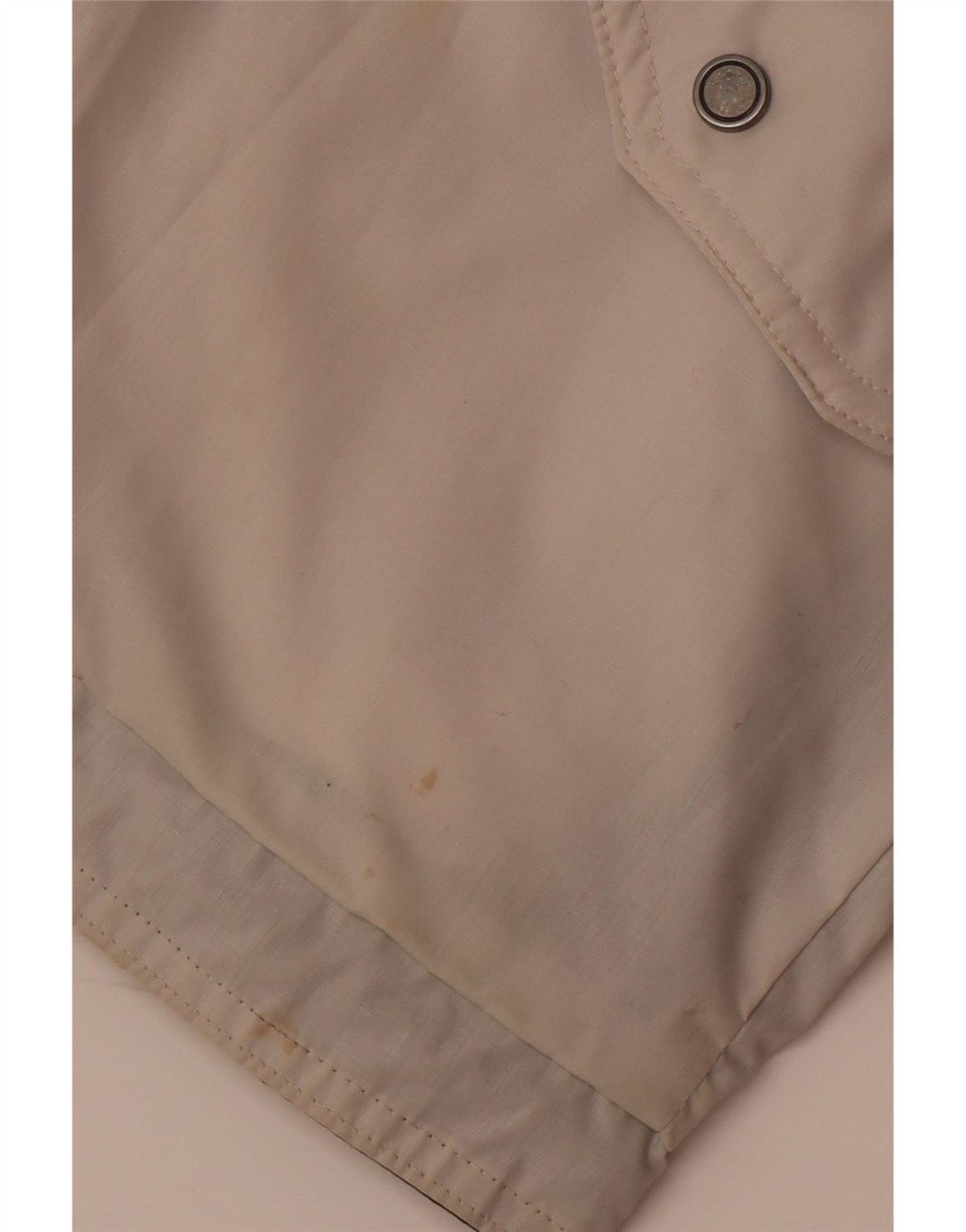 Starring Mens Loose Fit Hooded Reversible Jacket UK 38 Medium Beige Cotton